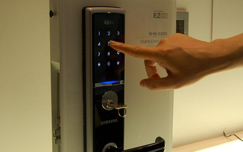Cerradura táctil de Samsung