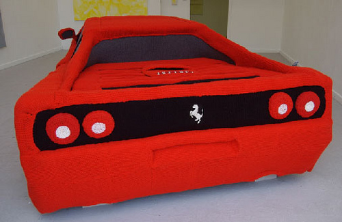 Un Ferrari de lana para los más aficionados 6 ferraripeluche2