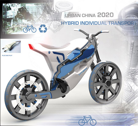 Una bicicleta hí­brida para los chinos