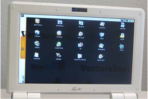Un ultraportátil con el sistema operativo de Google 3 android preparada