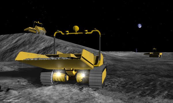La NASA proyecta usar robots para construir una base espacial en la Luna