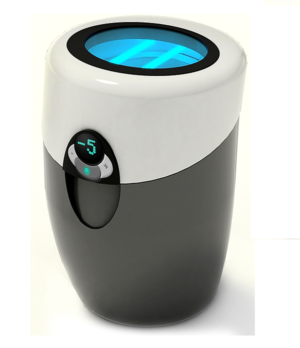 Minus, un cubo futurista que congela la basura