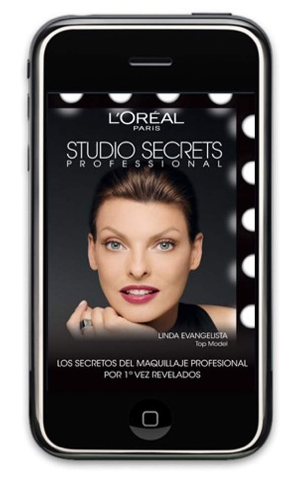 L”™Oreal Studio Secrets Professional, un estudio de maquillaje en el iPhone 3 2009_05_25_Loreal1