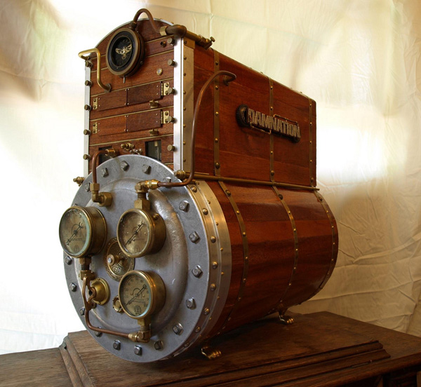 Telecalculograph MKII, un ordenador al estilo de una locomotora del Lejano Oeste