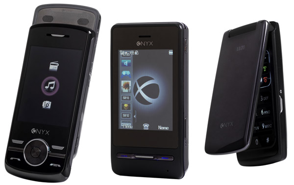 Onyx Nero, Flip y Slider, tres móviles con doble SIM fabricados en el Reino Unido